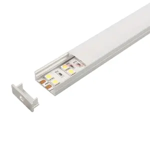 Alu LED Profile 23*10 Surface Mount 20m width led channel for Wall Ceiling Decoration