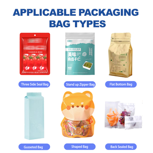 Fully Automatic 2 Head High-Accuracy Powder Filling Doypack Tomato Paste Mayonnaise Stand Pouch Bags Machine New Plastic Paper - Product Image 2