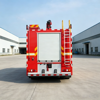 Nouveau camion de sauvetage et de lutte contre les incendies 8x4 avec réservoir de 5001-7000 L, moteur diesel de 351-450 ch, transmission manuelle