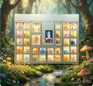 Système de refroidissement par compresseur pour distributeur automatique de fleurs, armoire de fleuriste sans personnel - Product Image 1