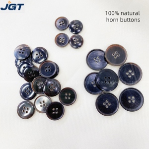 Bán Buôn Giá Tùy Chỉnh Thực hiện Màu Đen Bền 4 Lỗ Khoảng Trống Áo Sơ Mi Nút Bất Tự Nhiên Ox Trâu Sừng Nút Cho Nam Giới Phù Hợp Với - Product Image 3