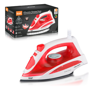 Electric Steam Iron Vertical Steaming Ceramic Soleplate Thermostat Controlled Continuous Staem 1200w - Product Image 1