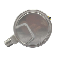 HUBEN YNTP-60BF-MC Diaphragm Pressure Gauge 2 1/2" Dial with 304 Stainless Steel Case Liquid-Filled 0.1MPa Measurement Range
