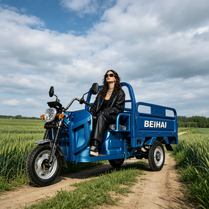 2026 BEIHAI Three Wheeled Supercar Cheap Mini 60V 2000W Scooter 3 Wheel <b>Passenger</b> Tricycles for Adults - Product Image 2