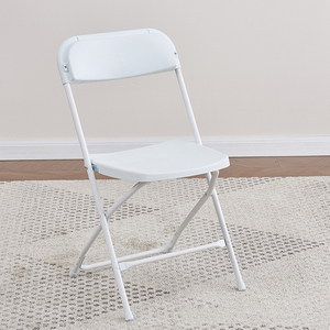 Eco-friendly Modern Garden Outdoor Simple Metal <strong>Folding</strong> Plastic <strong>Chair</strong> <strong>White</strong> <strong>Folding</strong> <strong>Chairs</strong> for Wedding Party Events - Product Image 5