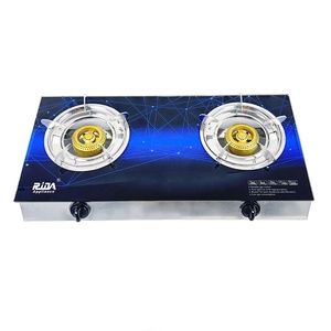 Cuisinière chinoise Table de cuisson de bureau Cuisinière sans cylindre Table de cuisine 2 brûleurs Poêles à gaz <span class=keywords><strong>pour</strong></span> la maison - Product Image 3