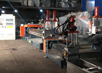 Film plastique à vis simple, extrudeuse pour la fabrication de granulés, bouteille en plastique PP PE PVC ABS, 10 pièces