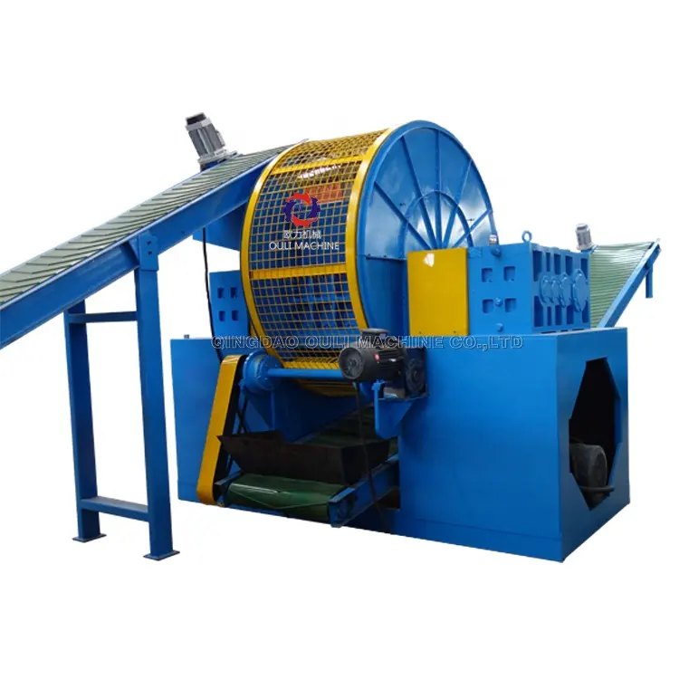Waste Used Tire Recycling Equipment / car tire shredder machine