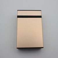Étui en métal ABS pour cigarettes, boîtier mince en ABS pour cigarettes et tabac, porte-couvercle de boîte de rangement