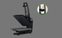 Máquina de Transferencia de Calor Plana por Sublimación Galaxy Gs-105Hs, Ramlock Ramspin, Apertura Automática, para Camisetas, Tamaño A3, 16 x 20, Prensa de Calor