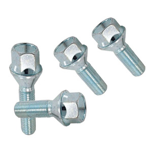 Thép không gỉ <span class=keywords><strong>Chrome</strong></span> bu lông bánh xe 8 x M12 x 1.25 45mm mở rộng chủ đề 19mm Hex hợp kim bu lông bánh xe cho Peugeot - Product Image 6