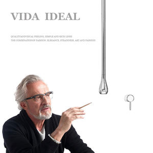 ก๊อกน้ำอ่างล้างหน้าแบบติดเพดาน SANIPRO สีดำด้าน โรสโกลด์ หรูหรา ทำจากทองเหลือง ดีไซน์สร้างสรรค์ หัวก๊อกยาว สำหรับห้องน้ำ - Product Image 4