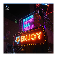 Enseignes au néon LED personnalisées, lettres et mots au néon lumineux pour les logos d'entreprises, décoration de centres commerciaux, parcs, voitures, mariages, fêtes, jeux, événements