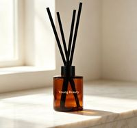 Bouteille en verre diffuseur de parfum pour voiture, hôtel, salle de bain, 150 ml, pour aromathérapie, vente en gros