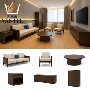 Set di Mobili per Camera da Letto King Size in Legno per Hotel, Arredamento Commerciale per Camere d'Albergo per Appartamenti e Locande a 3 Stelle - Product Image 6