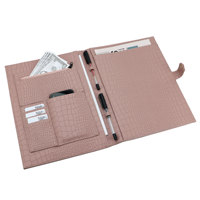 Carpeta de negocios con patrón de cocodrilo raro de alta calidad A4 maletines de gerente multifunción de gran capacidad Carpeta de contrato de oficina