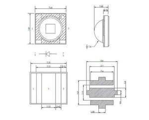 ATI 3535 SMD công suất cao UVA UVB UVC dẫn con chip <span class=keywords><strong>UV</strong></span> <span class=keywords><strong>LED</strong></span> 3535 SMD <span class=keywords><strong>UV</strong></span> <span class=keywords><strong>LED</strong></span> <span class=keywords><strong>Diode</strong></span> - Product Image 5