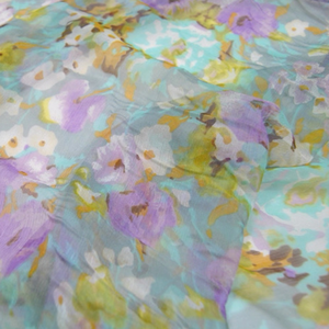 Nueva Tela <span class=keywords><strong>de</strong></span> Chifón <span class=keywords><strong>de</strong></span> Seda con Diseño Floral Elegante y Delicado, Suave al Tacto, para Ropa, Faldas y Bufandas <span class=keywords><strong>de</strong></span> <span class=keywords><strong>Mujer</strong></span> - Product Image 1