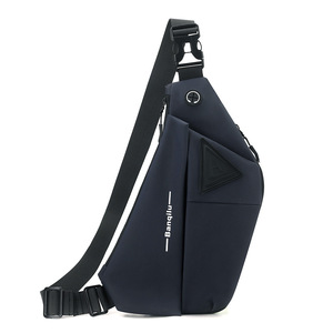 Sacs de poitrine en nylon pour hommes, sacs à bandoulière imperméables, sacs de voyage décontractés avec poche pour téléphone, sacs bandoulière - Product Image 2