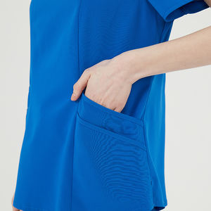 Uniformes Médicos para Mujer FUYI, Tejido Elástico de Spandex/Poliéster, Ecológicos, Transpirables, Tipo Jogger, para Enfermería - Product Image 5