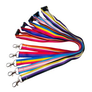 BSBH LGBT PRIDE RAINBOW Sublimation longes sangle avec impression personnaliser Logo téléphone lanière carte d'identité lanière promotionnelle - Product Image 6