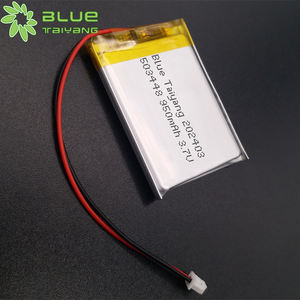 Màu Xanh taiyang <span class=keywords><strong>503448</strong></span> 3.7V 950mAh <span class=keywords><strong>503448</strong></span> pin <span class=keywords><strong>lithium</strong></span> <span class=keywords><strong>polymer</strong></span> - Product Image 2
