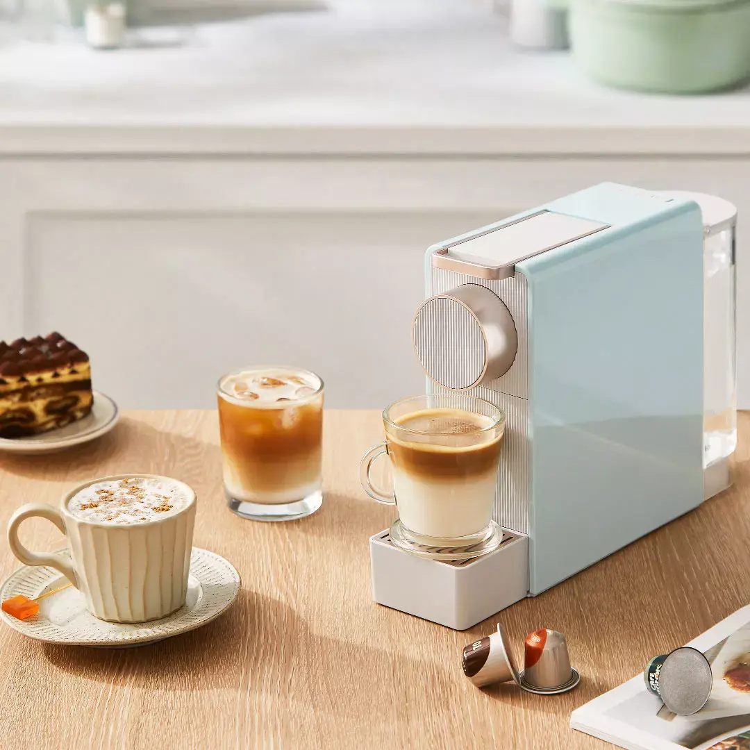 Xiaomi mini otomatik kahve makinesi taşınabilir ev espresso makinesi