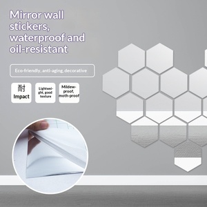 <span class=keywords><strong>Adesivi</strong></span> <span class=keywords><strong>Murali</strong></span> <span class=keywords><strong>a</strong></span> <span class=keywords><strong>Specchio</strong></span> in Plastica Morbida Fai-da-Te, Impermeabili, Antiumidità, Autoadesivi, Antipolluzione, Design Moderno e Semplice per Bagno - Product Image 2