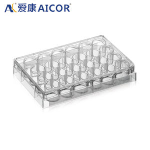 Laboratorium Pakai Plastik Steril Multiwell Tanaman Petri Dish Jaringan Bakteri 24 Lubang Sumur Pelat Budaya Sel - Product Image 3