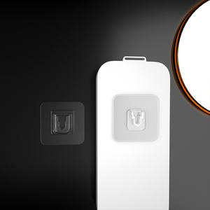 <span class=keywords><strong>Fixation</strong></span> <span class=keywords><strong>murale</strong></span> en plastique à un seul niveau, pratique et multifonctionnel <span class=keywords><strong>Fixation</strong></span> par pression adhésive forte Réglage mobile - Product Image 3