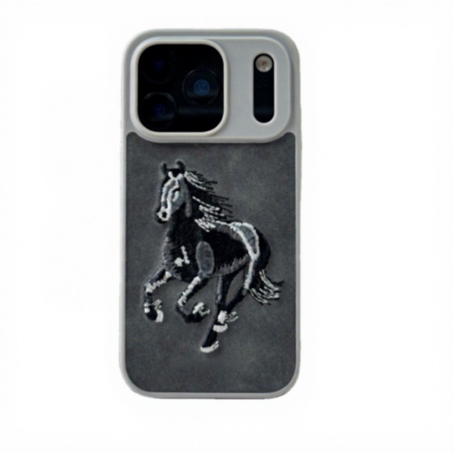 New Design 3D Embroidered Custom Pattern Mobile Phone Case Cartoon Design for Iphone 17 Pro Max