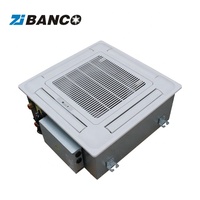 Nouvelle cassette de climatisation de plafond en plastique à 4 voies, unité de ventilo-convecteur à conduit unique, thermostat à distance, garantie de 2 ans, fabriqué en Chine