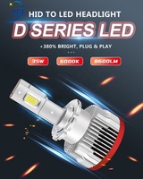 Bombillas HID D2S Súper Brillantes de 380% de Potencia, Lámpara LED D1S de 35w 4300lm, Kit de Conversión LED D3s D4s para Proyector, Gran Oferta