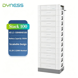Paquete de Baterías Apilables Dyness Stack100 de 51.2v Lifepo4 con Control Remoto Wifi de Alto Voltaje 15.36-76.8kwh y Envío DDP - Product Image 1