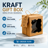 Boîte cadeau en papier kraft, boîte rigide pour emballage de bonbons, boîte personnalisée avec logo, boîte pour cadeaux de mariage