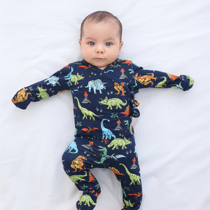 Pijamas de Bambú Personalizados para Bebés, Niños y Niñas, Mono de Manga Larga, Ropa para Recién Nacidos, Venta al por Mayor, Monos con Cierre - Product Image 2