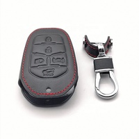 5 boutons en cuir voiture télécommande coque Fob couverture pour SsangYong 2020 G4 Rexton SsangYong Smart Key Case Auto porte-clés accessoires