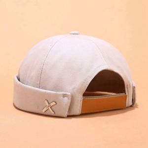 Vente en gros Nouvelle mode Meilleures ventes Haute qualité Bérets en coton, Casquettes snapback Melon et Casquettes Docker pour hommes avec logo métallique - Product Image 5