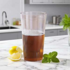 Gobelets en plastique réutilisables pour avion, de qualité supérieure, résistants aux chocs, légers, élégants, transparents comme du cristal - Product Image 5