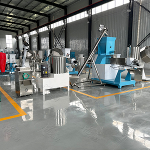Máquina extrusora de pellets de pescado de nueva condición, línea de planta de maquinaria de extrusión de alimentación de peces flotantes para alimentos acuáticos - Product Image 4