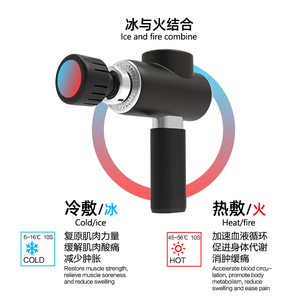 2022 portatile vibrante di tipo C ricarica vibrazione wireless corpo dei tessuti profondi mini logo personalizzato palestra <span class=keywords><strong>sport</strong></span> pistola per massaggio muscolare - Product Image 2