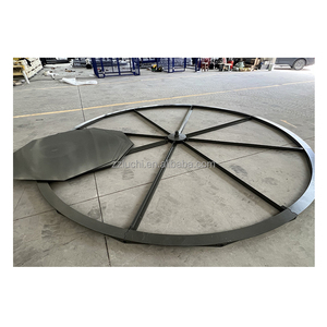 Điện Lift Vòng bảng xe hiển thị xoay nền tảng/Thủy lực tròn Turntable 360 độ xoay giai đoạn nâng - Product Image 3