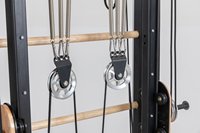 Reformer Pilates Multifonctionnel de Haute Qualité et Durable avec Cadre en Aluminium et Tour Spirale pour Studio de Gymnastique, Pilates, Yoga et Usage Commercial