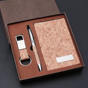Set de Regalo Ecológico Personalizado para Eventos de Oficina de Año Nuevo, para Socios, con Cuaderno, Bolígrafo y Llavero - Product Image 2