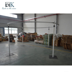 Minimalist Pipe Drape for Church/Wedding/Event Detachable Circular Decor Pipe Kit - Product Image 2