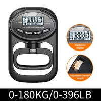 Medidor de Fuerza de Agarre Electrónico Recargable, Material ABS Ligero, Medidor de Fuerza de Dedos para Ejercicios de Fitness