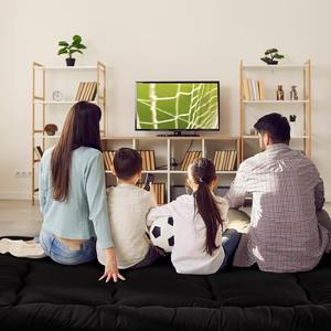 Materasso Futon Ultra Spesso Trapuntato in Memory Foam con Imbottitura in Schiuma Sminuzzata Divano Letto per Adulti - Product Image 6