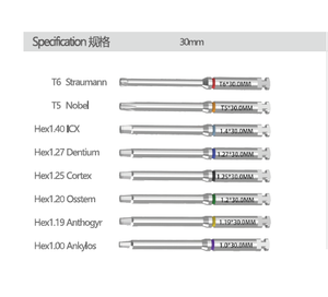 Go Smile Hoge Kwaliteit Tandheelkundige Implantaat Schroef Drivers Momentsleutel <span class=keywords><strong>Kit</strong></span> Universele Prothetische <span class=keywords><strong>Kit</strong></span> - Product Image 5