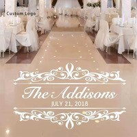 Pegatina Rectangular para Pista de Baile de Boda con Impresión Digital - OEM Impermeable, para Reuniones Familiares y Fiestas