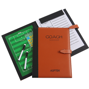 Tableau Tactique <span class=keywords><strong>de</strong></span> Football MUDA Pliable en Cuir PU, Haute Qualité, Équipement d'Entraînement 45x29x3 CM Facile à Transporter - Product Image 6